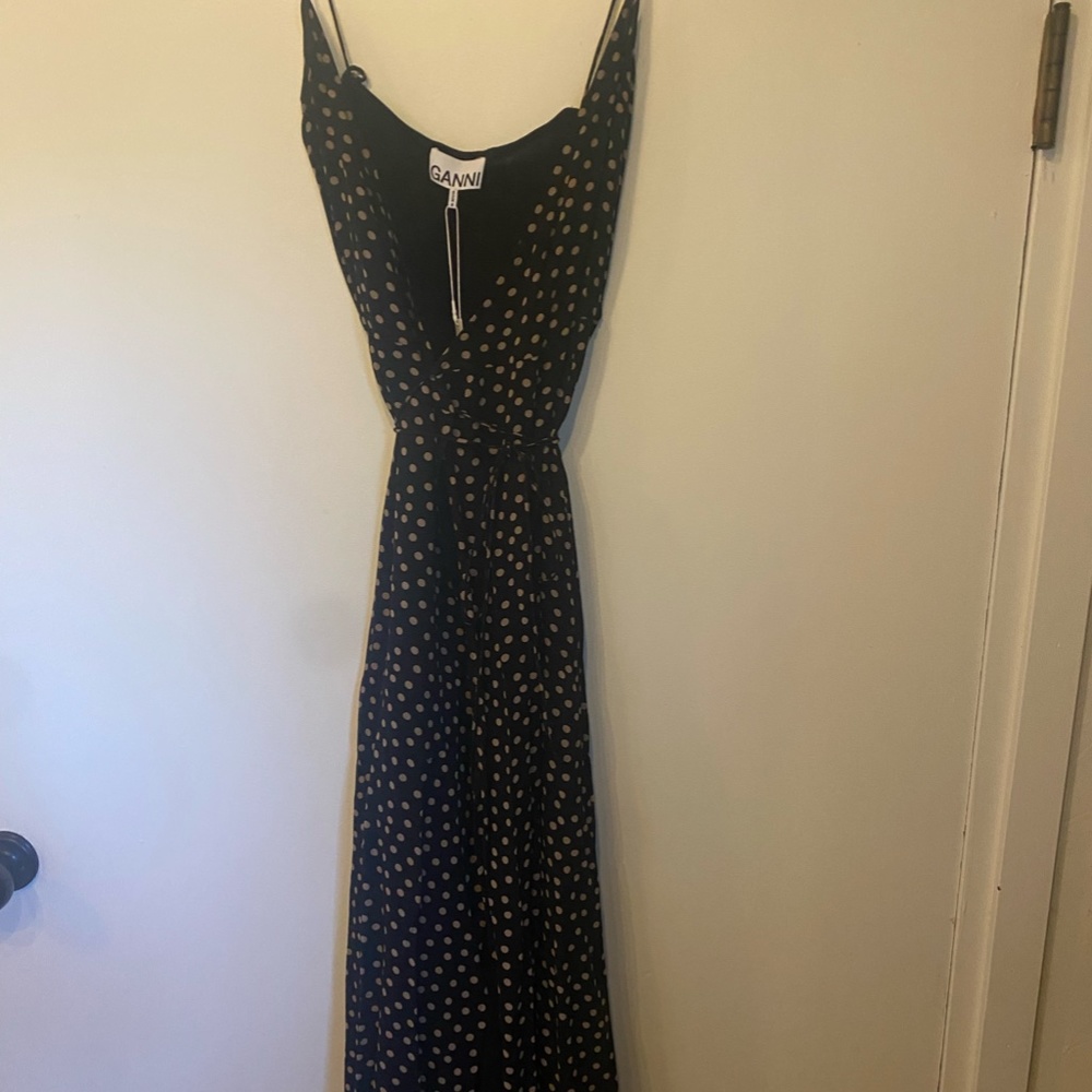 GANNI polka dot wrap dress - Picture 6 of 6